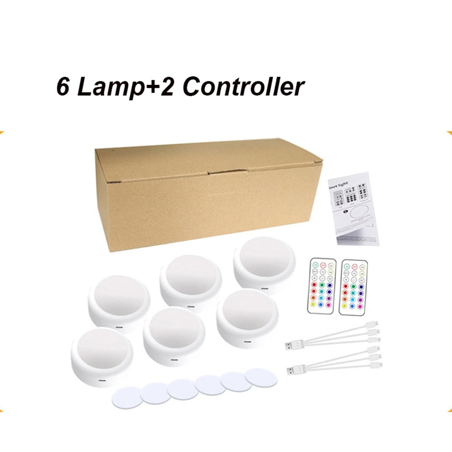 USB Rechargeable Puck Light