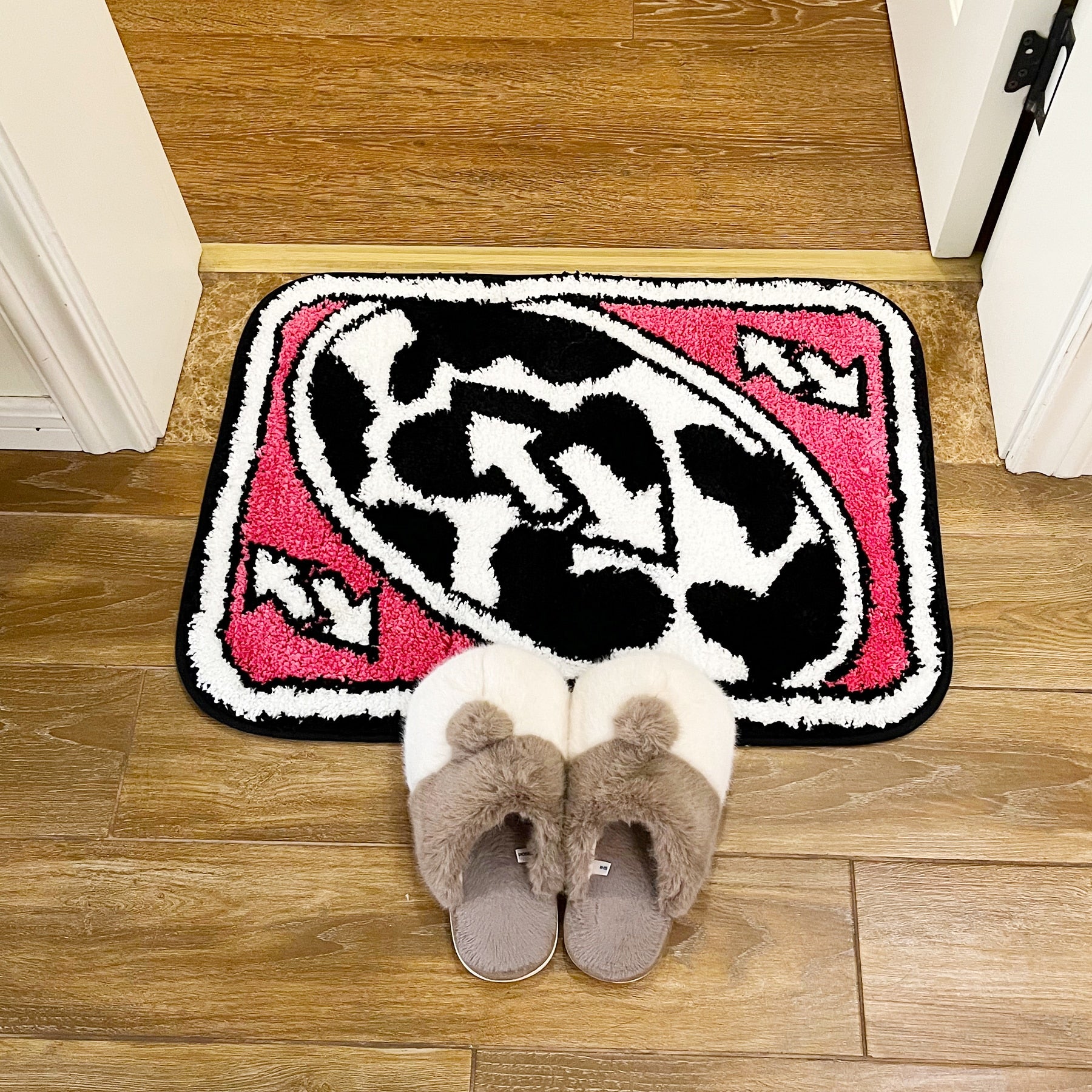 Uno Pink Rug UNO Reverse Card Rug
