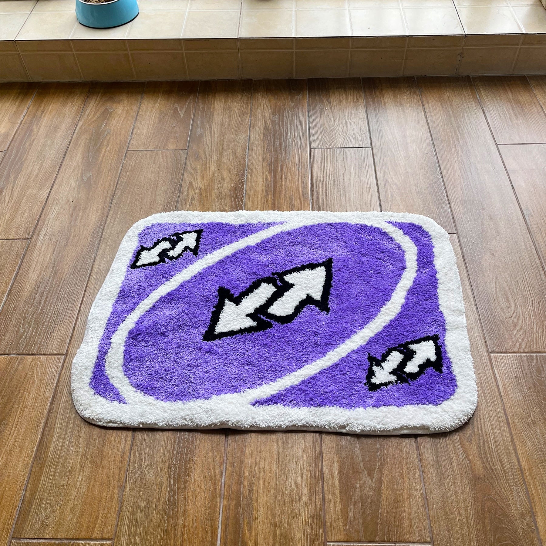 UNO Reverse Card Rug