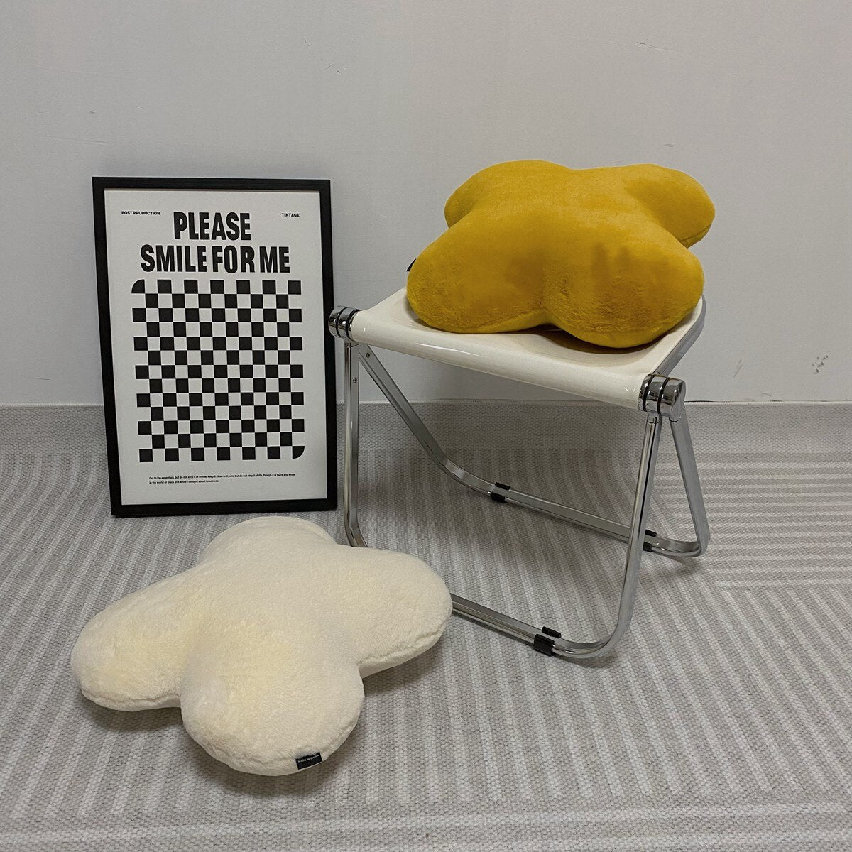 Simple Flower Pillow Sofa Cushion Home