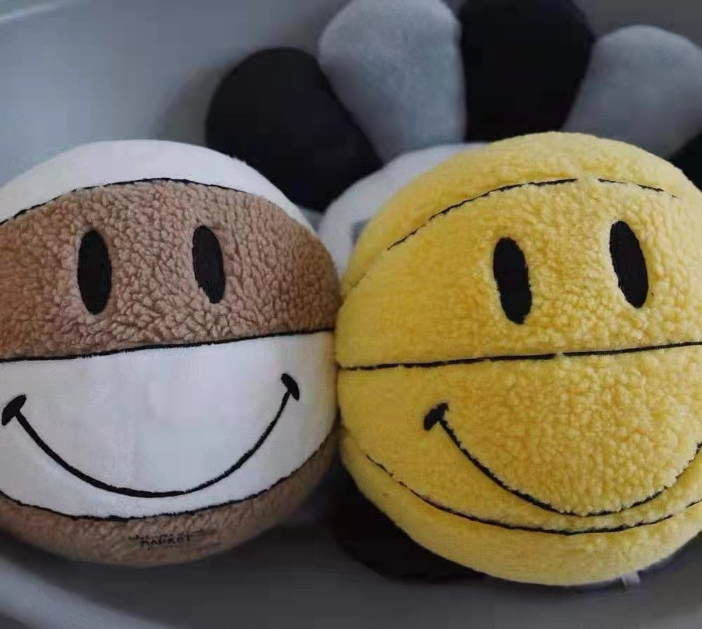 Smile Basketball Plush Pillow