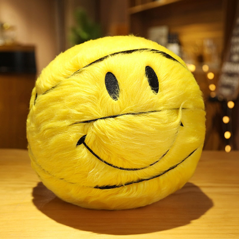 Smile Basketball Plush Pillow