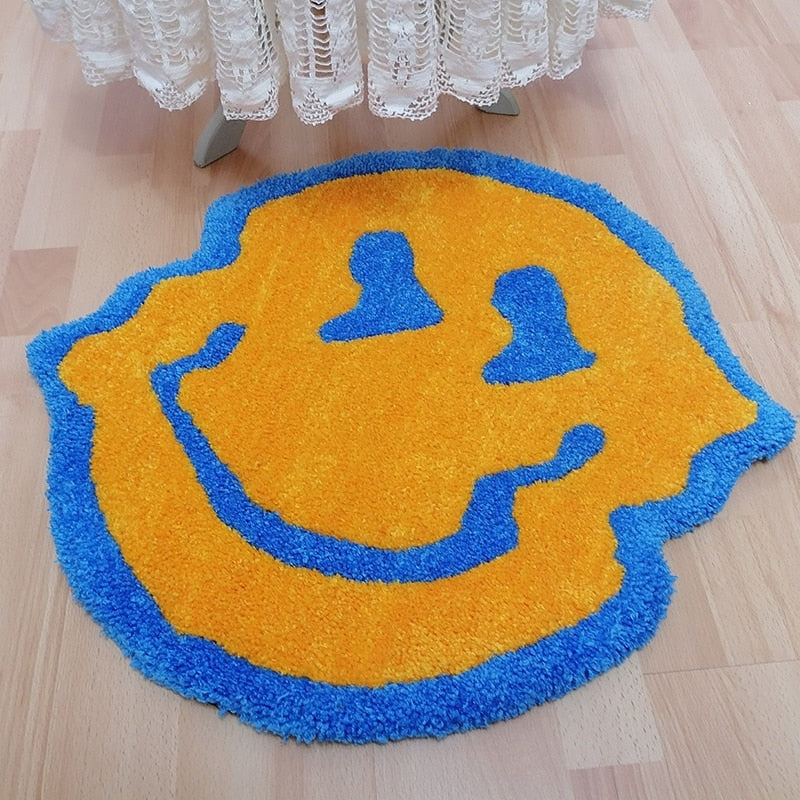 Drippy Face Rug Rugs