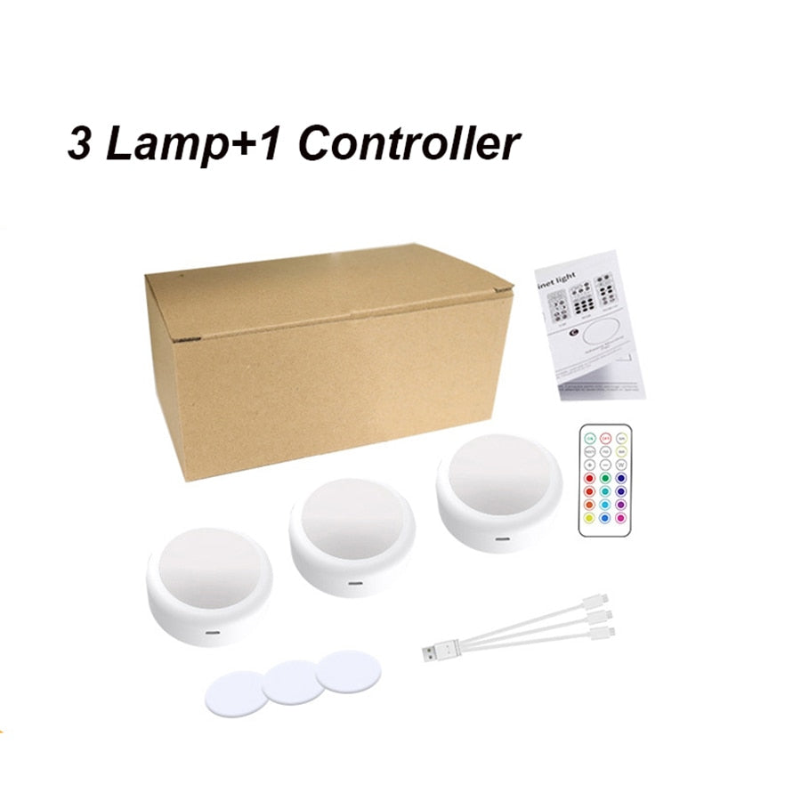 USB Rechargeable Puck Light