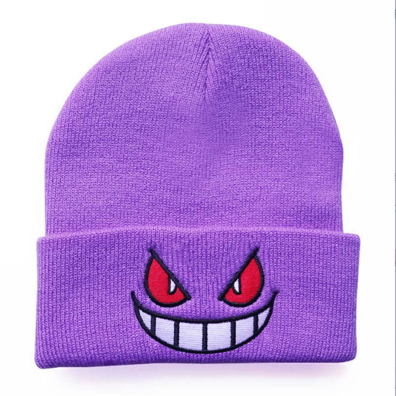 Gengar Beanie Knitted